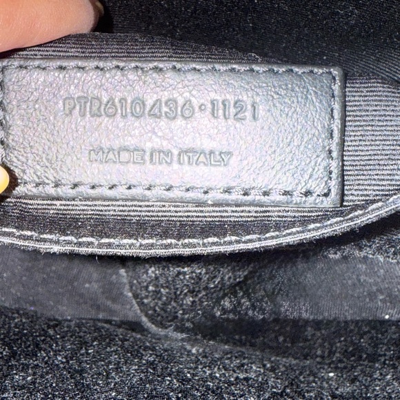 Saint Laurent YSL Round Quilted Grain de Poudre Crossbody Bag - Picture 4 of 5